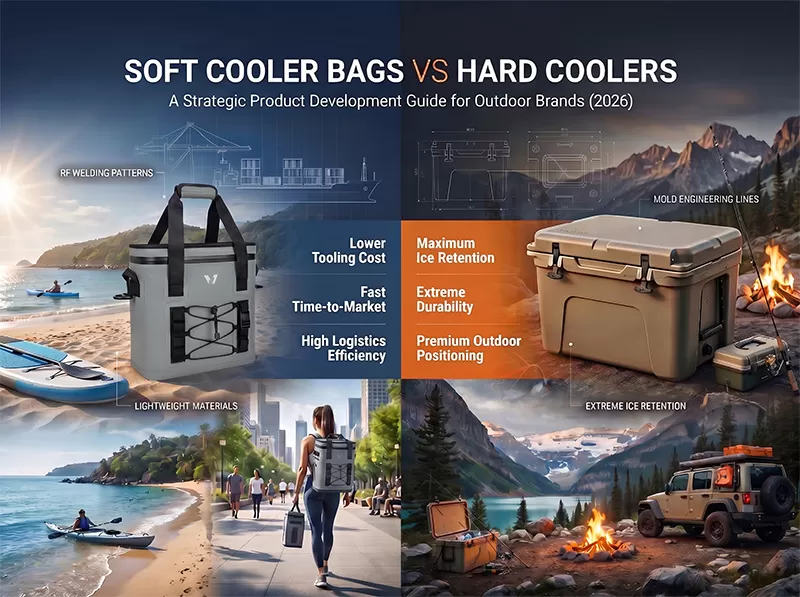 Soft Cooler Bags vs. Hard Coolers: A Strategic Product Development Guide for Outdoor Brands (2026)
